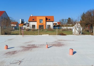 Izgradnja temelja za montažnu kuću Horvat-Novak, Čakovec