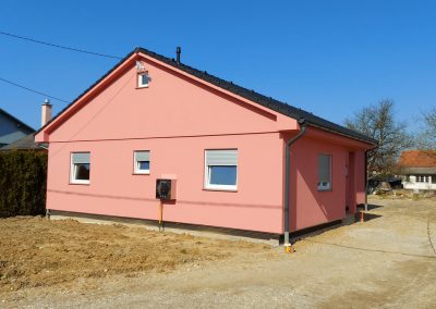 Obiteljska kuća Perčić, M. Središće – izgradnja temelja za montažnu kuću